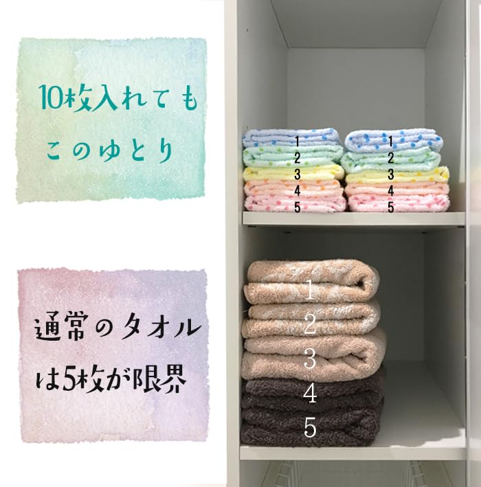Amazon｜[丸藤] ソフト水玉フェイスタオル5色10枚組 コットン 水玉